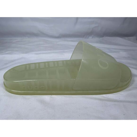 Men\'s Size 12.5 Gucci Glow in the Dark Rubber Slides SPB-JB 366627 main image 6